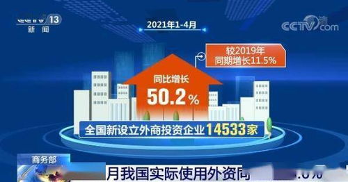 三个方面看数据 1 4月我国实际使用外资同比增长38.6